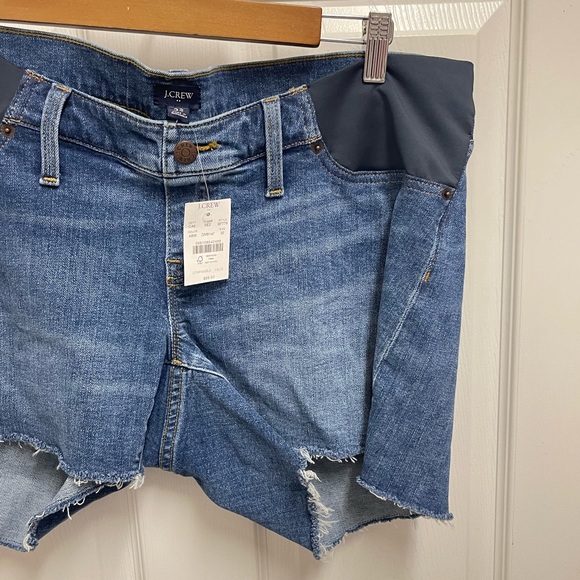 NWT J. Crew Maternity Jean Cut Off Shorts - Picture 6 of 8